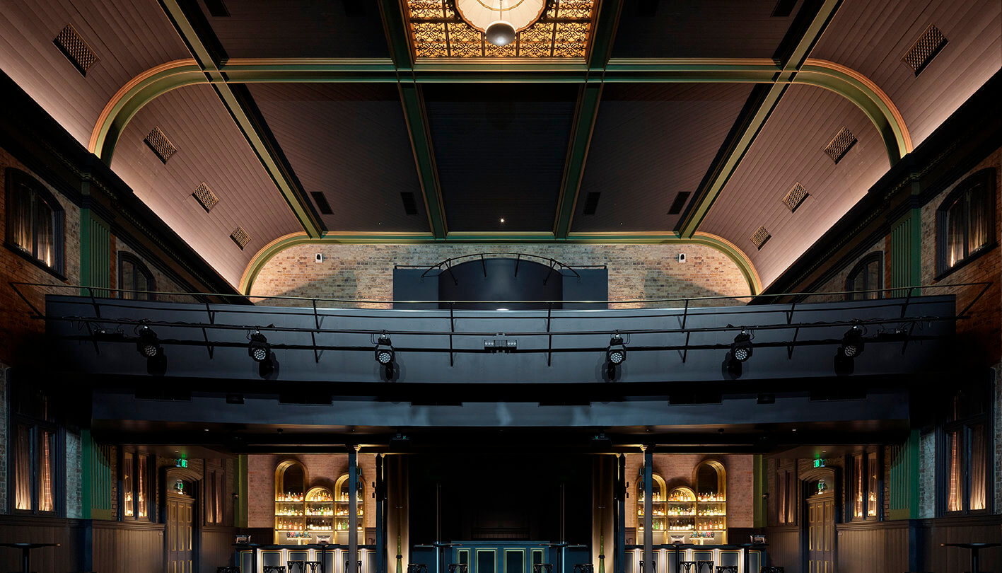 View from the stage of the interior of The Princess Theatre