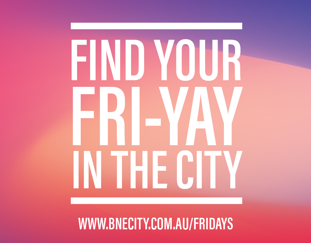 Digital ad for Fridays in the City example