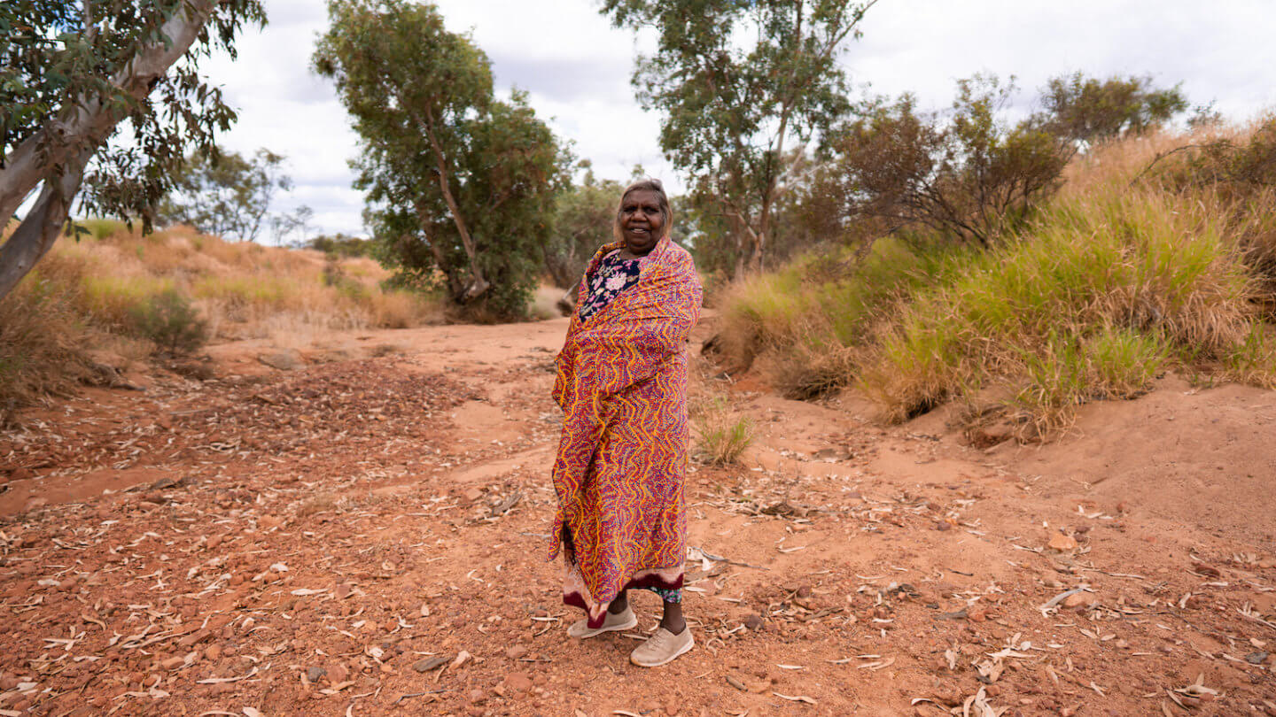 Artist Caroline Nakamarra Gibson