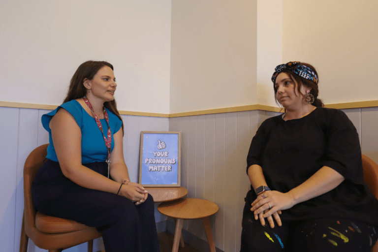 Brisbane Youth Service staff in consultation with community members