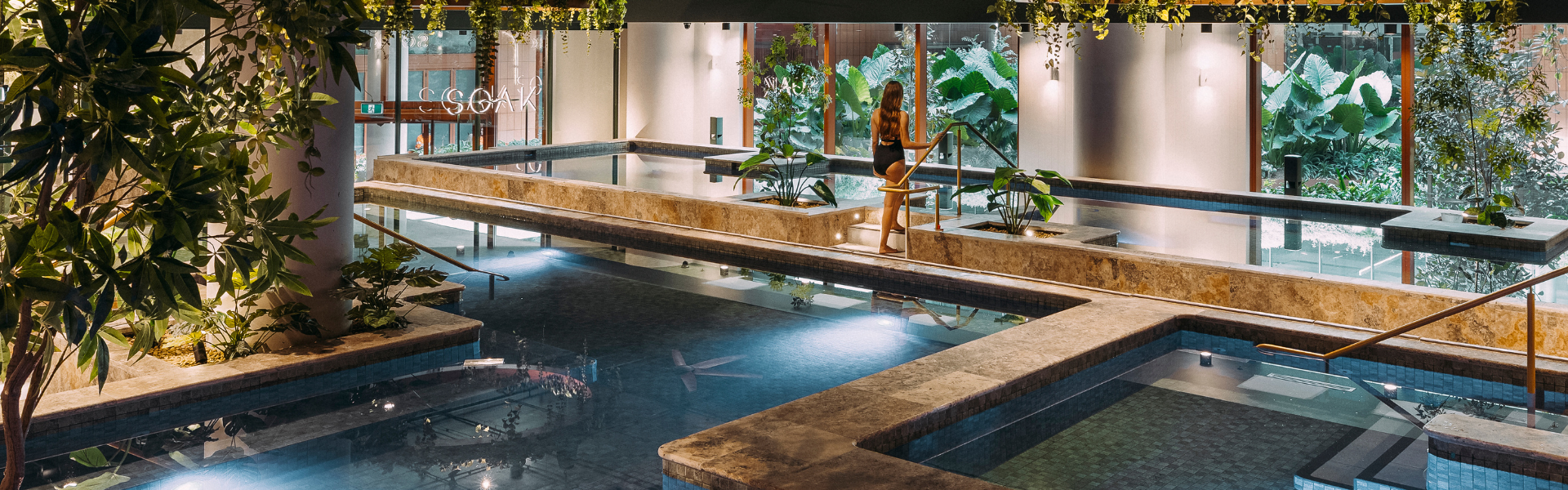 An image inside the new Soak Bathhouse in Alexandria.