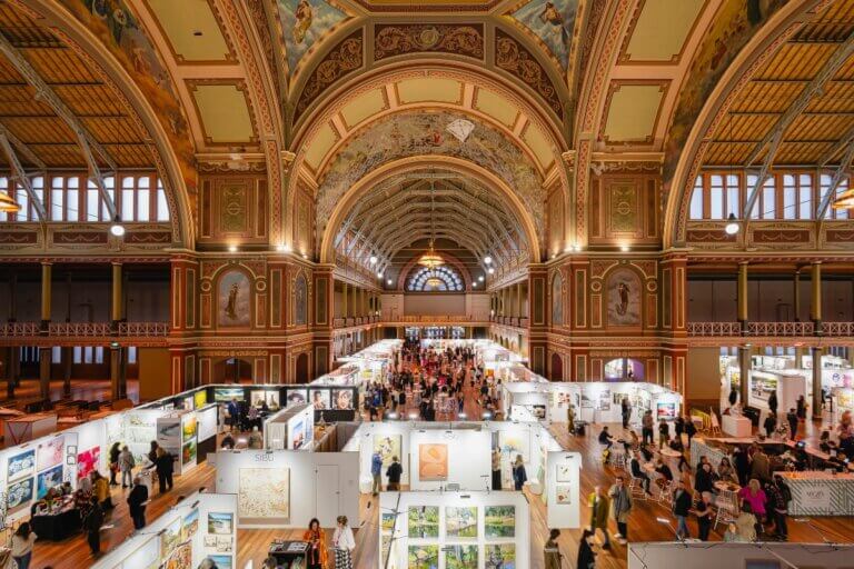 Aruga case study banner (1200 x 800 px) – 11 Affordable Art Fair Melbourne at the Royal Exhibition Building